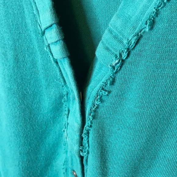 Elie Tahari spring cotton cardigan sweater - Picture 3 of 5